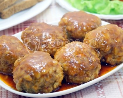 Мясные тефтели в томатном соусе